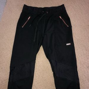 PINK brand black joggers (size small)